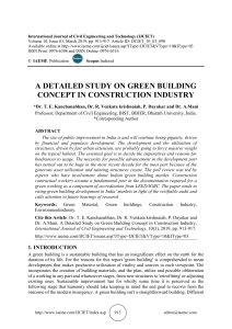  A DETAILED STUDY ON GREEN BUILDING CONCEPT IN CONSTRUCTION INDUSTRY