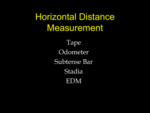 Horizontal Distance