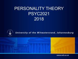 2019 - Psyc 2020 Week 5 Karen Horney lectures