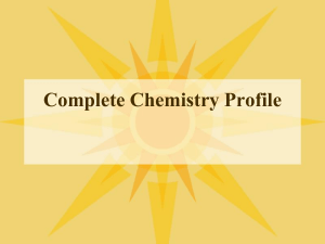 Chem profile