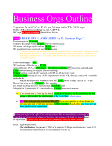 Business orgs outline FL!!!!!!!