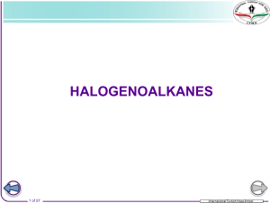 halogenoalkanes