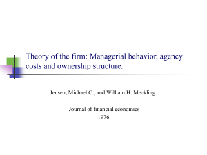 Theory of firms