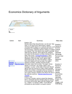 Fake News - Economics Dictionary of Arguments