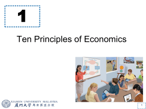 Chapter 0-1 Ten Principles of Economics