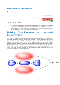 Delocalization of Electrons