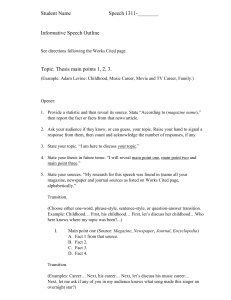 Informative Outline template (2)