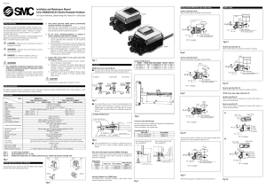 SMC IP6000 Pneumatic Positioner