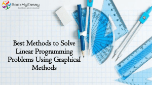 Best Methods to Solve Linear Programming Problems Using | Call Us Today: +1(240)8399485
