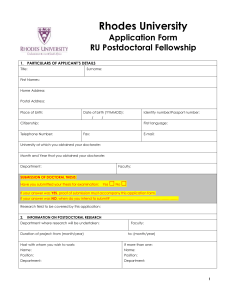 2020 RU Postdoc Application Form