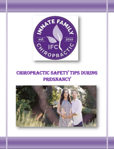 Chiropractic Safety Tips During Pregnancy