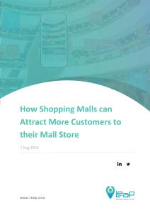 How Shopping Malls can Attract More Customers to their Mall Store