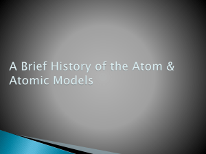 A Brief History of the Atom 19-20