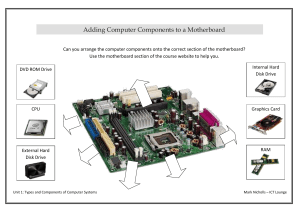 task3-adding components to a motherboard