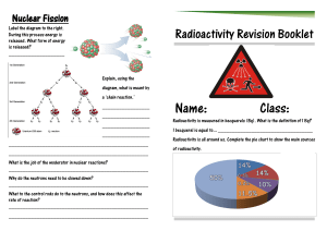 Radioactivity Revision Booklet