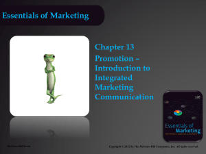 Essentials of Marketing chapter 13