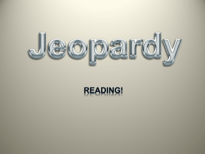 jeopardy - reading