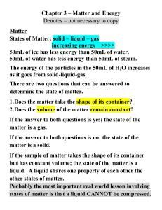 2 - Matter Notes