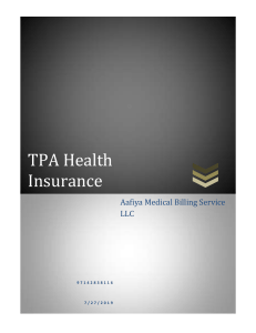 Third Party Administrator Health Insurance