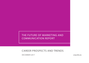 Marketing and Communications Career Prospects and Trends Report final for web