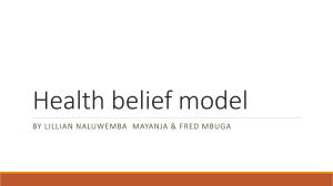 Health Belief Model- Presentation