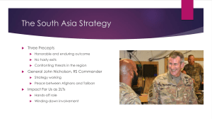 The South Asia Strategy