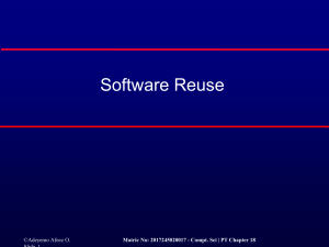 Software-Reuse Presentation