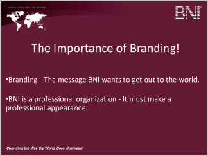Branding-PowerPoint-BNI-Members-Chapters
