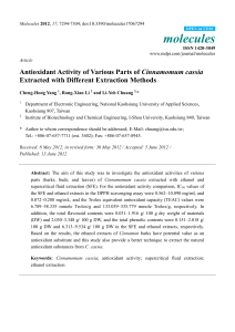 antioxidant-activity-of-various-parts-of-cinnamomum-cassia-extracted-with-different-extraction-methods