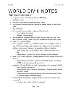 Civ II Notes Week 2 (Correction)