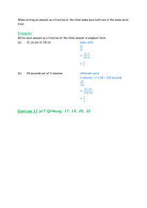 4 - Understanding Fractions