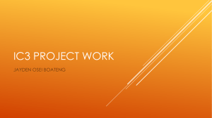 IC3 PROJECT WORK