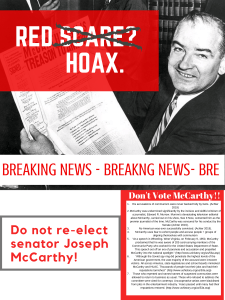 RED SCARE  HOAX.