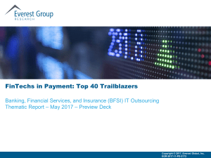 Everest Group - FinTechs in Payments - PD - 2017