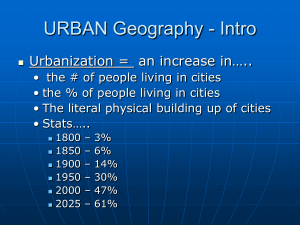 Urbanization PPT