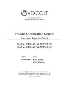 FireFlex 2000-A01-A02-A07-A09 Series Eurocode SC15
