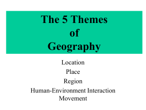 5 themes of geo