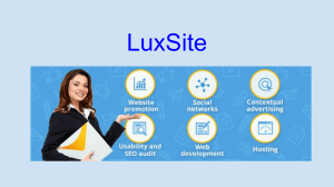 LuxSite Presentation