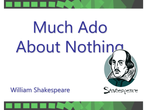 Much Ado character and summary