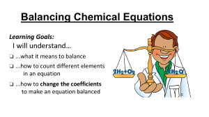 ELD - Balancing Chemical Equations (1)