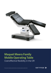 Brochure Maquet Meera Meera ST 2019