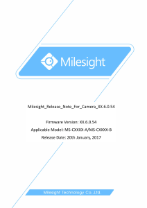 Milesight Release Note For Camera XX.6.0.54 en