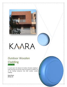 Outdoor Wooden Cladding in India