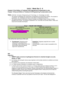 Lesson Plan Unit 4   Chapter 8 2nd edition Chapter 10 1st edition 