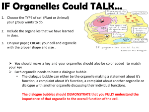 if organelles could talk