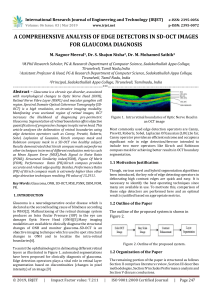 IRJET-    A Comprehensive Analysis of Edge Detectors in SD-OCT Images for Glaucoma Diagnosis