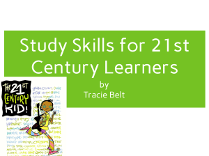 study skills for 21st century learners.ppt