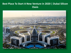 Best Place To Start A New Venture in 2020 | Dubai Silicon Oasis