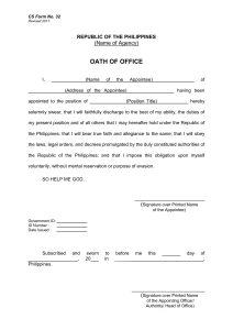 cs form no. 32 oath of office 2