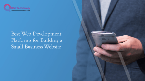 Best Web Development Platforms for Building a Small Business Website